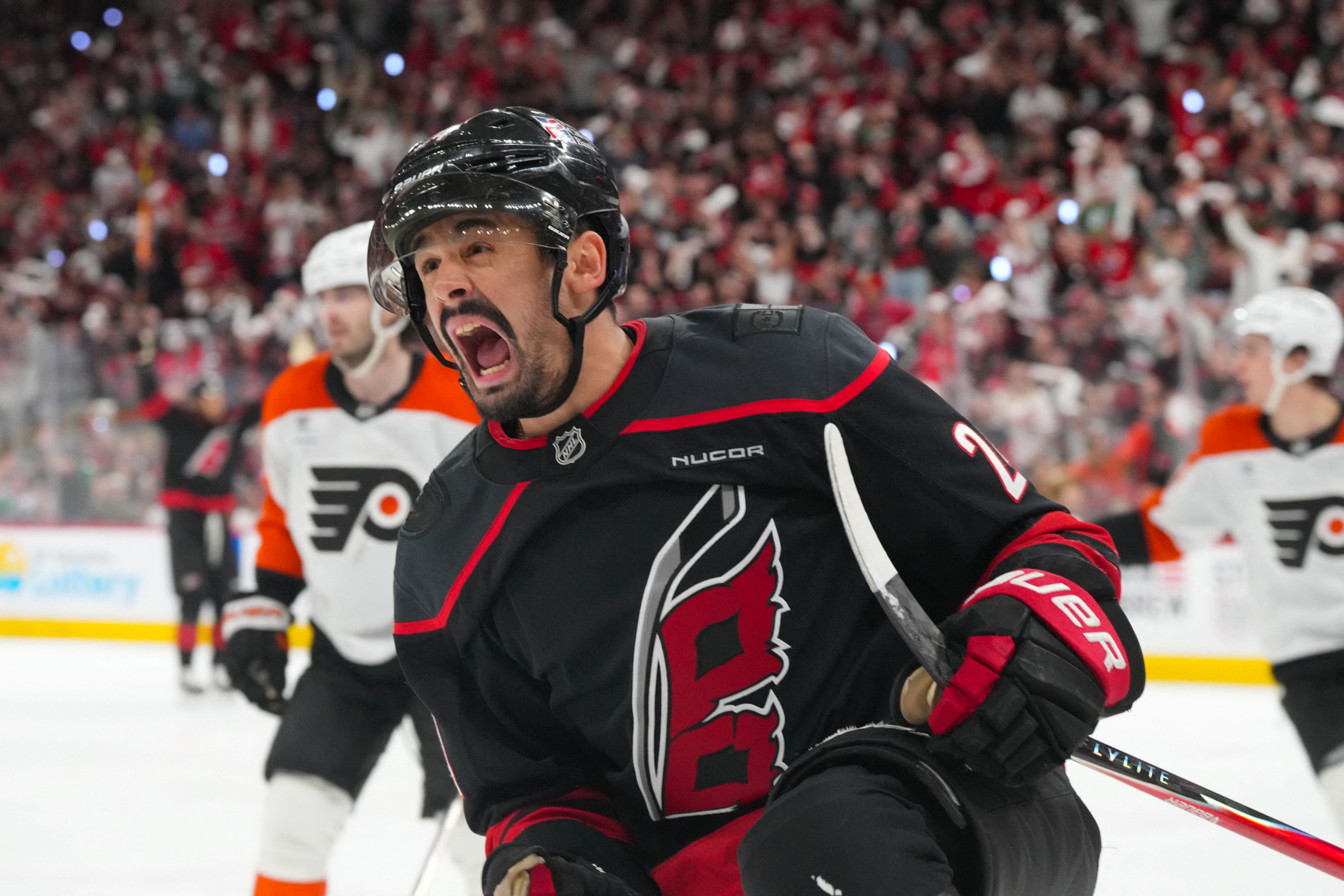 Carolina Hurricanes center Seth Jarvis scores a goal, and he's key as we look at our NHL anytime goal scorer predictions
