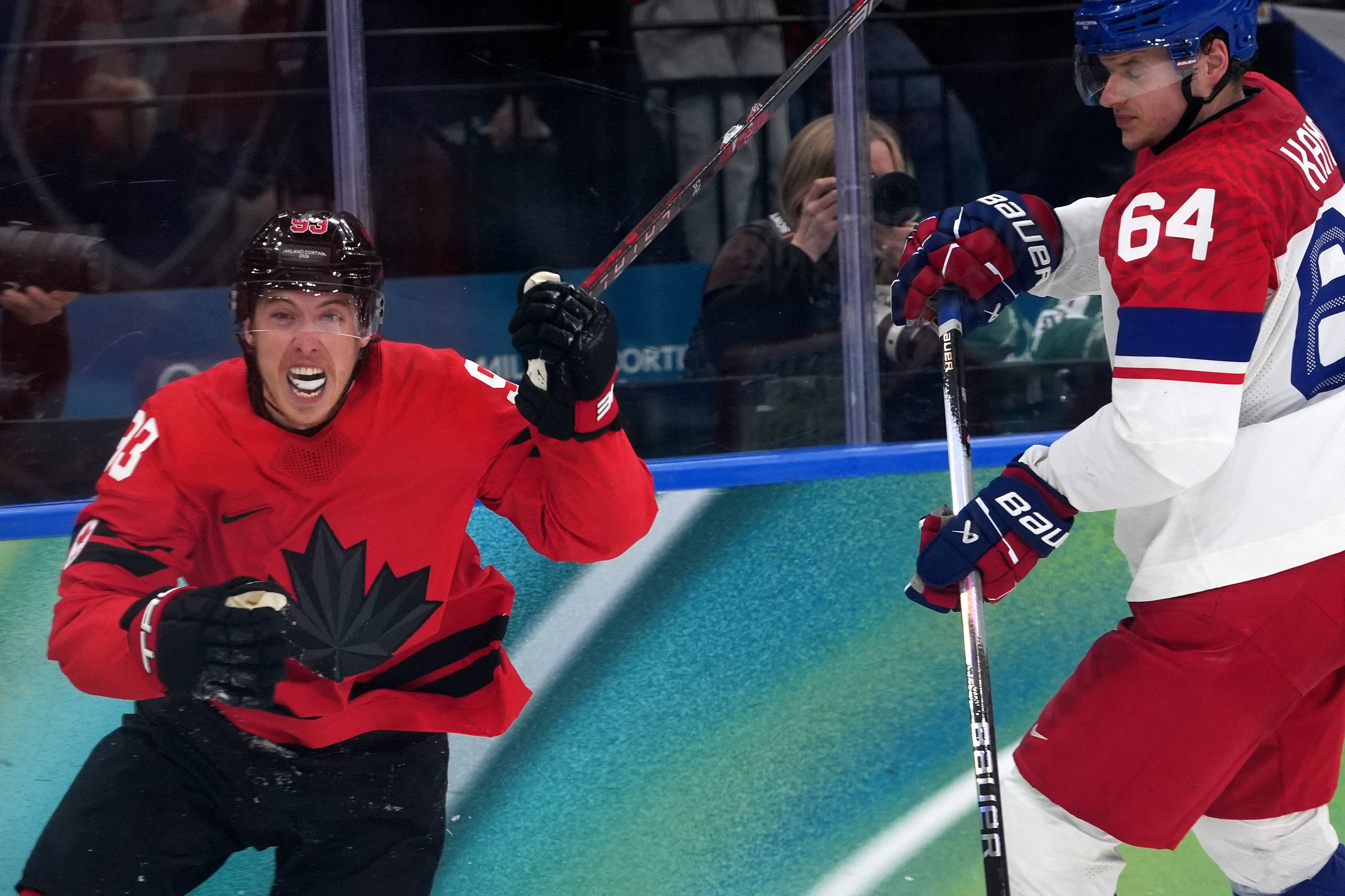 Mitch Marner in action as we provide our Canada vs. USA prediction and expert picks for Sunday's Olympic gold medal game. 