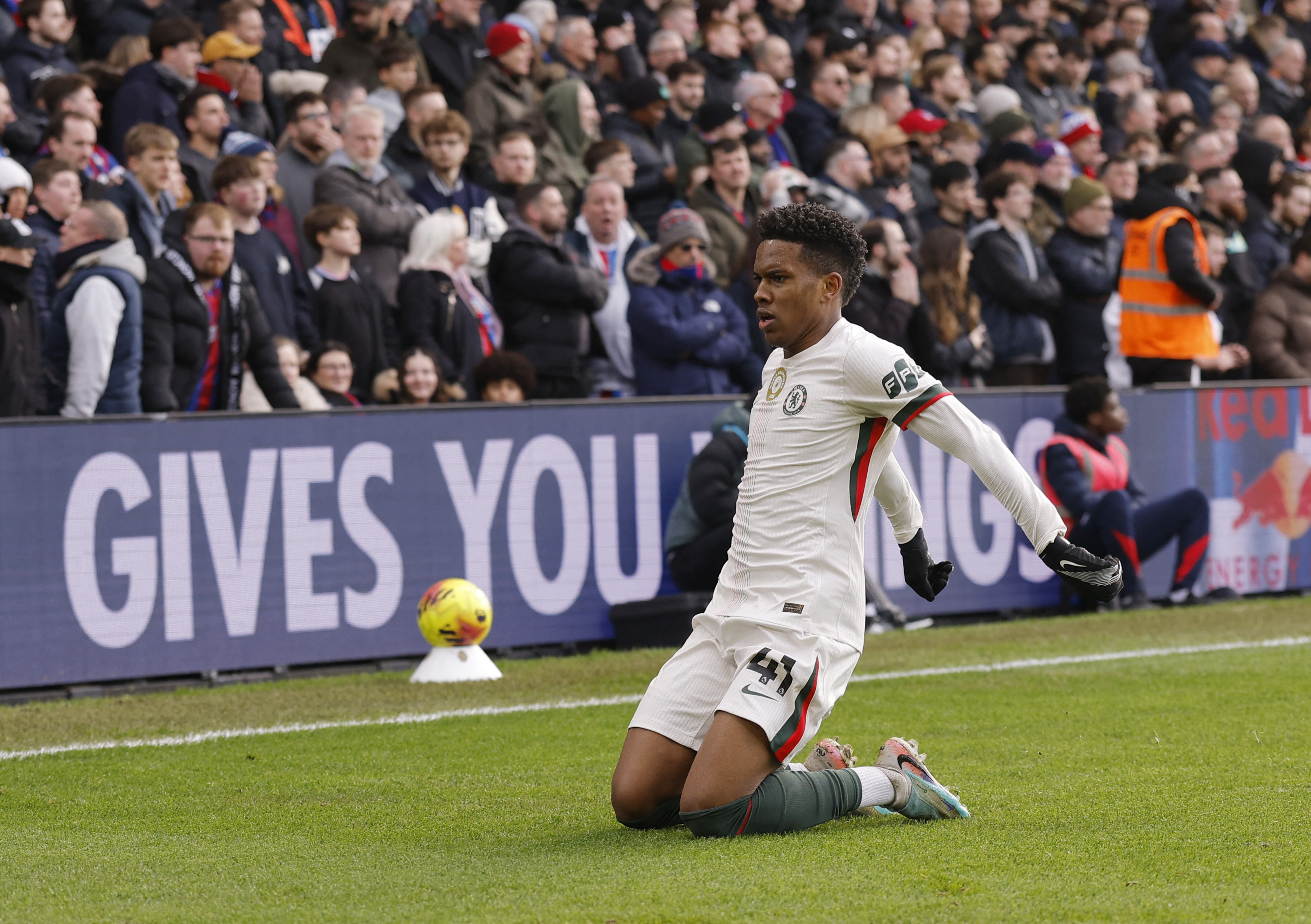 Chelsea's Estevao celebrates scoring as we make our best Napoli vs. Chelsea parlay.