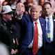 Republican presidential candidate and former U.S. President Donald Trump attends the UFC 296: Edwards vs. Covington event at T-Mobile Arena as we look at the 2024 U.S. Presidential election odds.