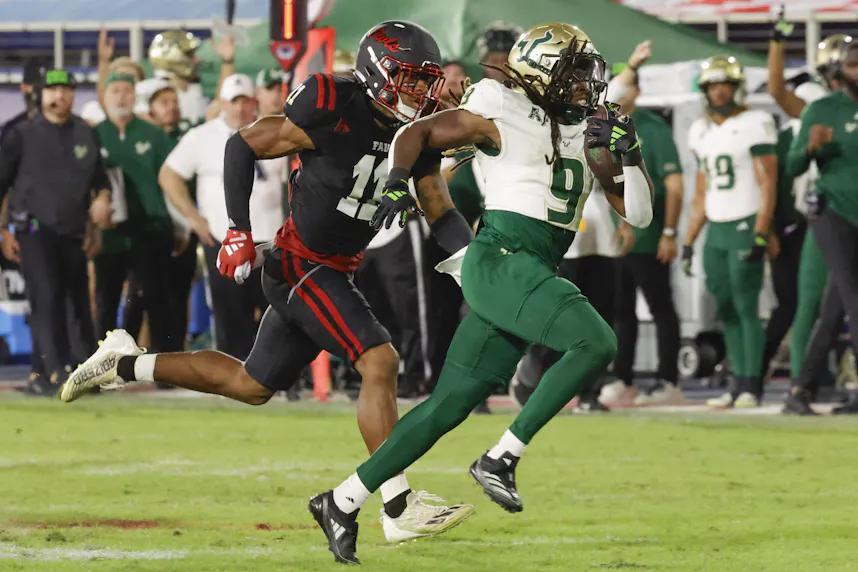 South Florida Bulls running back Ta'Ron Keith runs for a touchdown as we make our South Florida vs. San Jose State prediction ahead of the Hawaii Bowl.