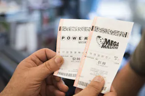 A photo of a lottery ticket, as we explore Lotto.com launching in the Arizona market.