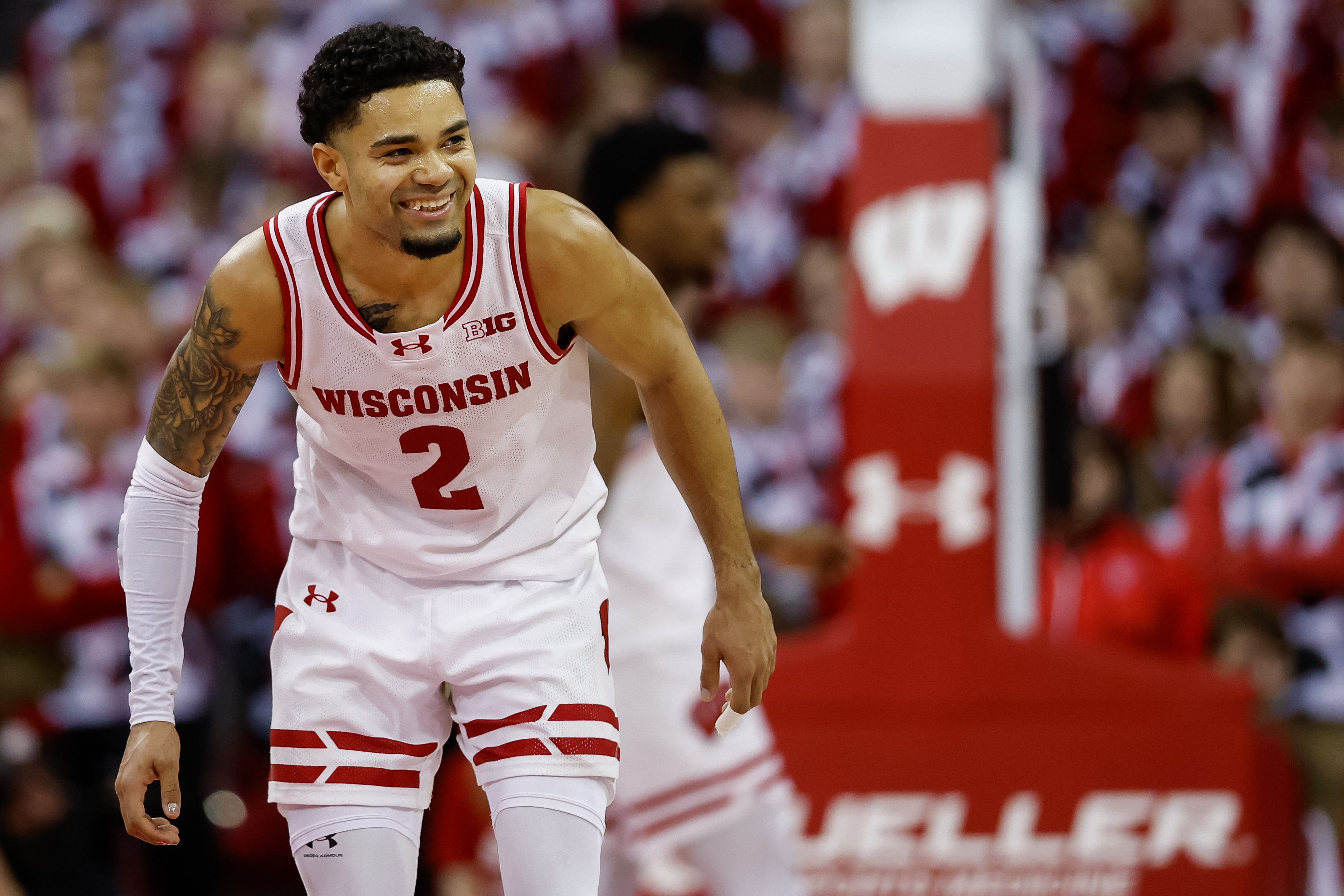 Wisconsin Badgers guard Nick Boyd, as we look at the status of the most recent Wisconsin sports betting bill.