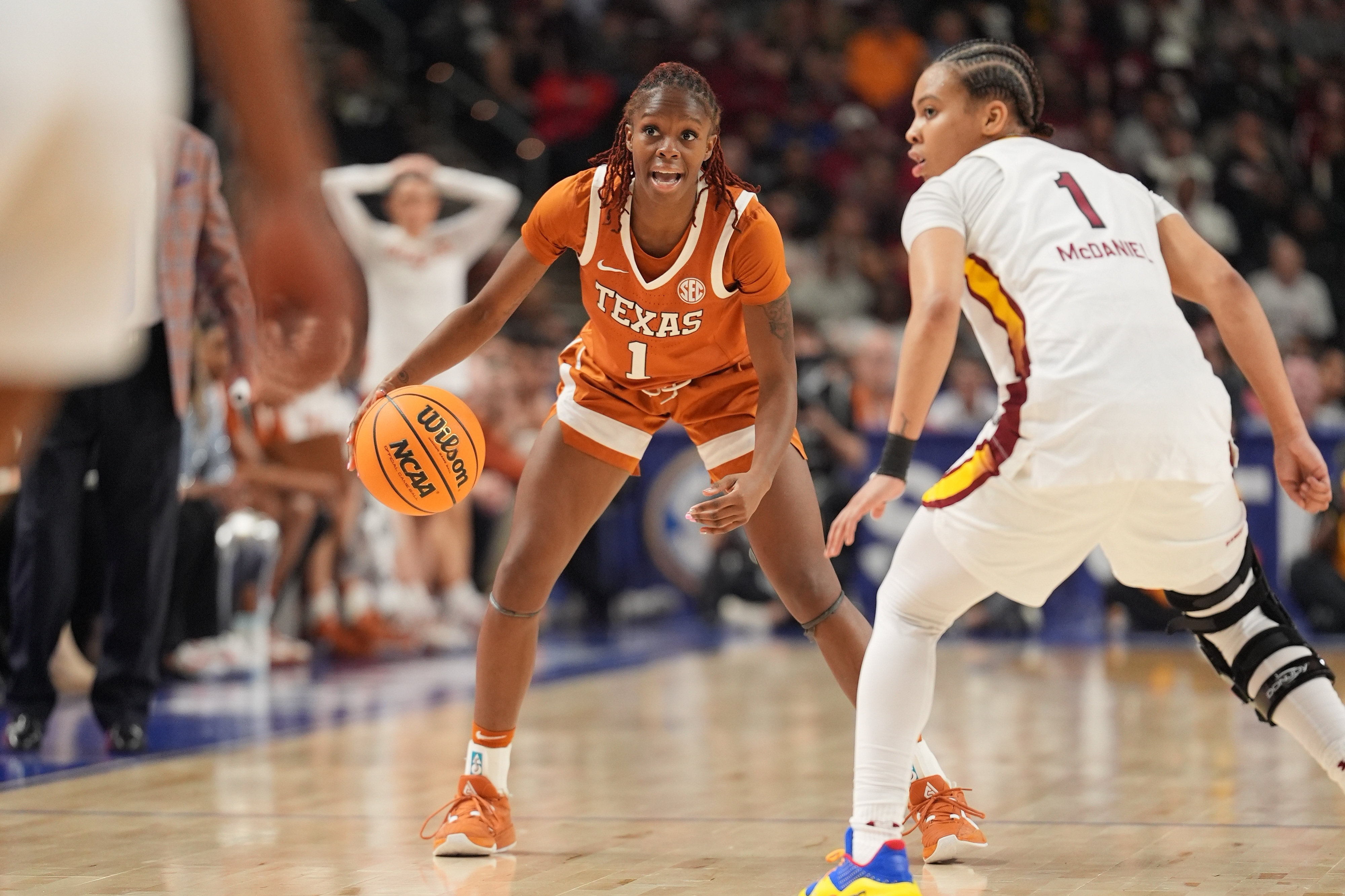 Texas Longhorns guard Bryanna Preston will look to lead her team to victory as a big favorite, and we're backing it as part of our Kentucky vs. Texas prediction.