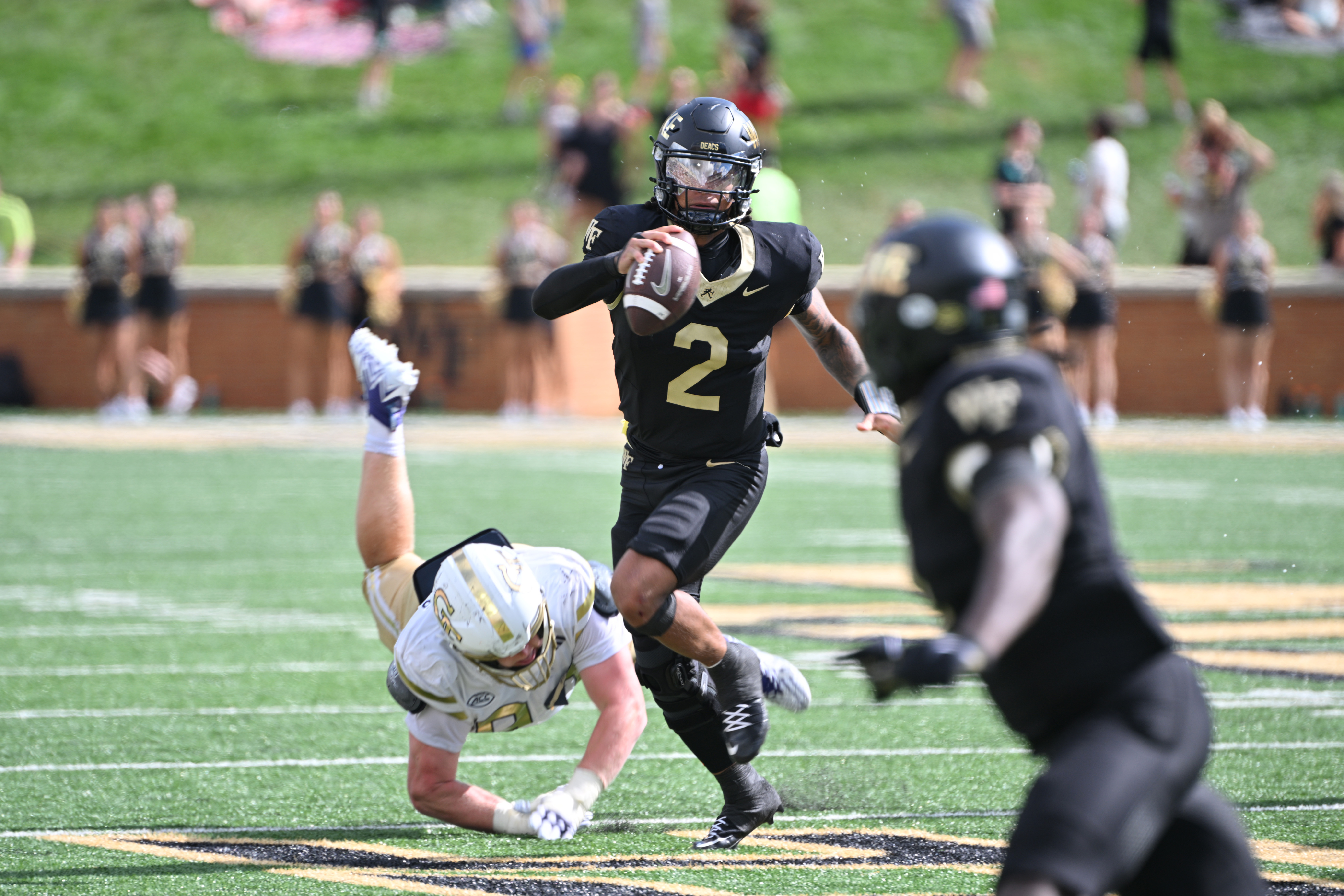 Wake Forest quarterback Robby Ashford is key to our Wake Forest vs. Mississippi State predictions for the Duke's Mayo Bowl.