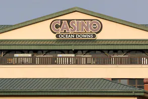 Ocean Downs Casino in Berlin, Maryland as we look at the state's August 2024 casino revenues.