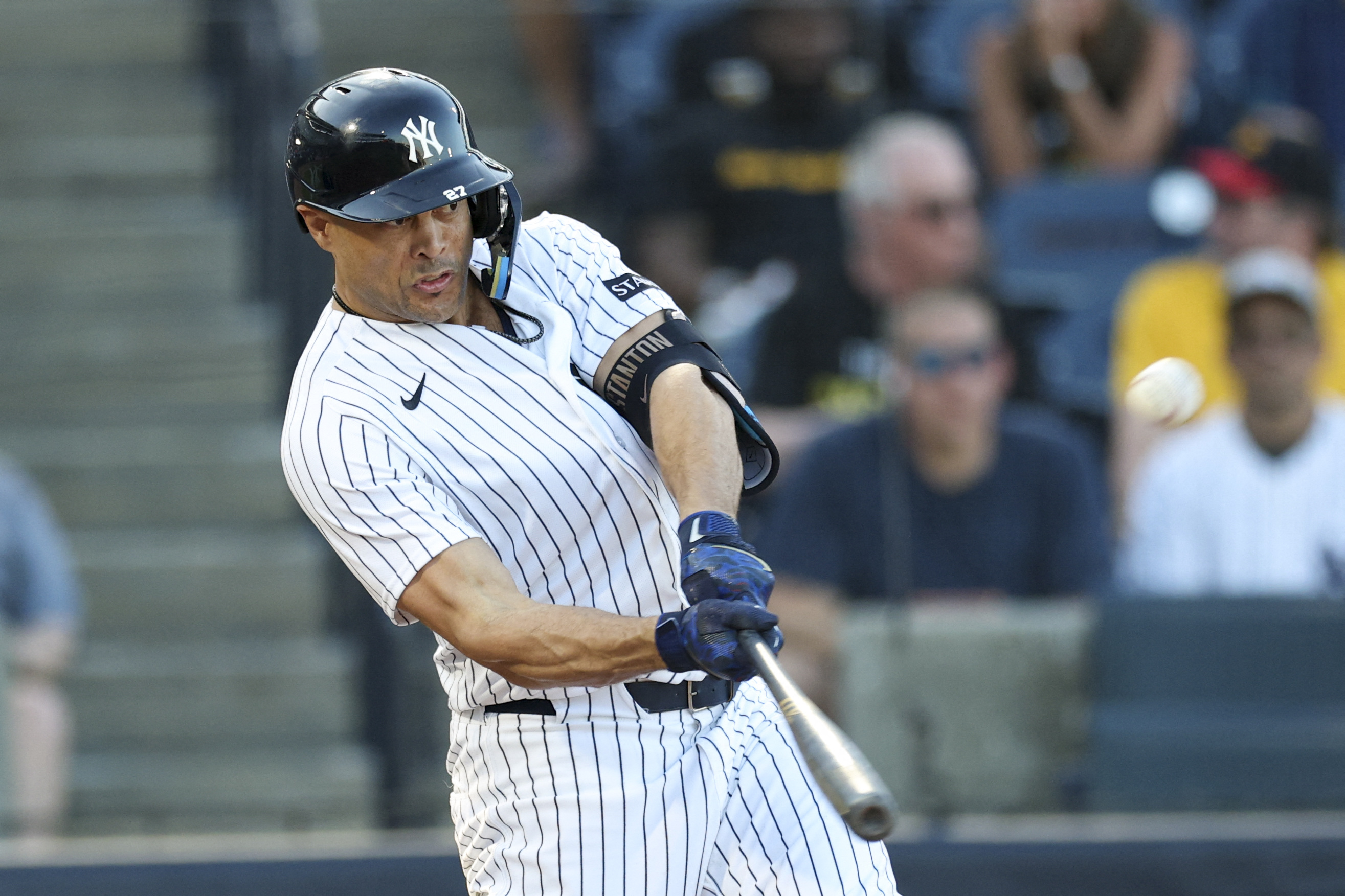 New York Yankees designated hitter Giancarlo Stanton headlines our Yankees vs. Giants player props on MLB's Opening Night.