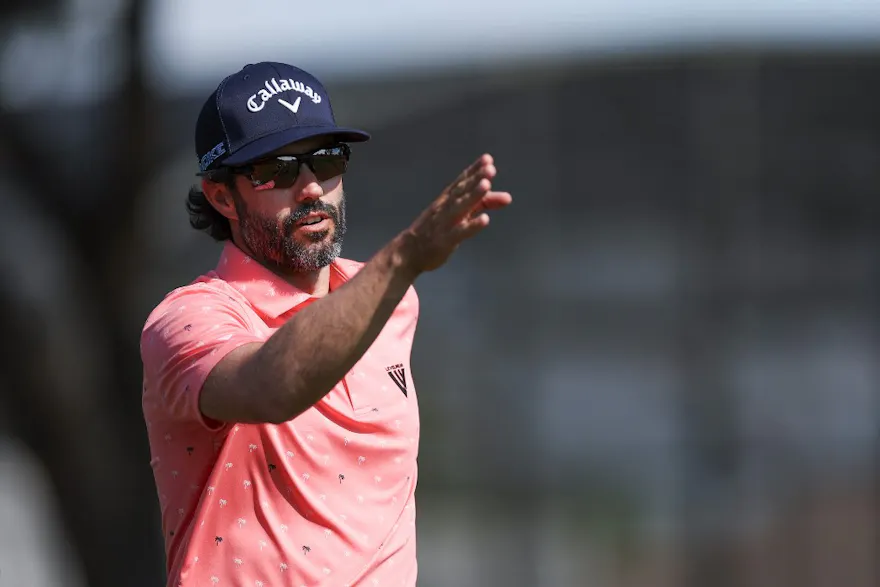 Adam Hadwin of Canada walks the fifth hole as we look at our Players Championship props and matchups picks