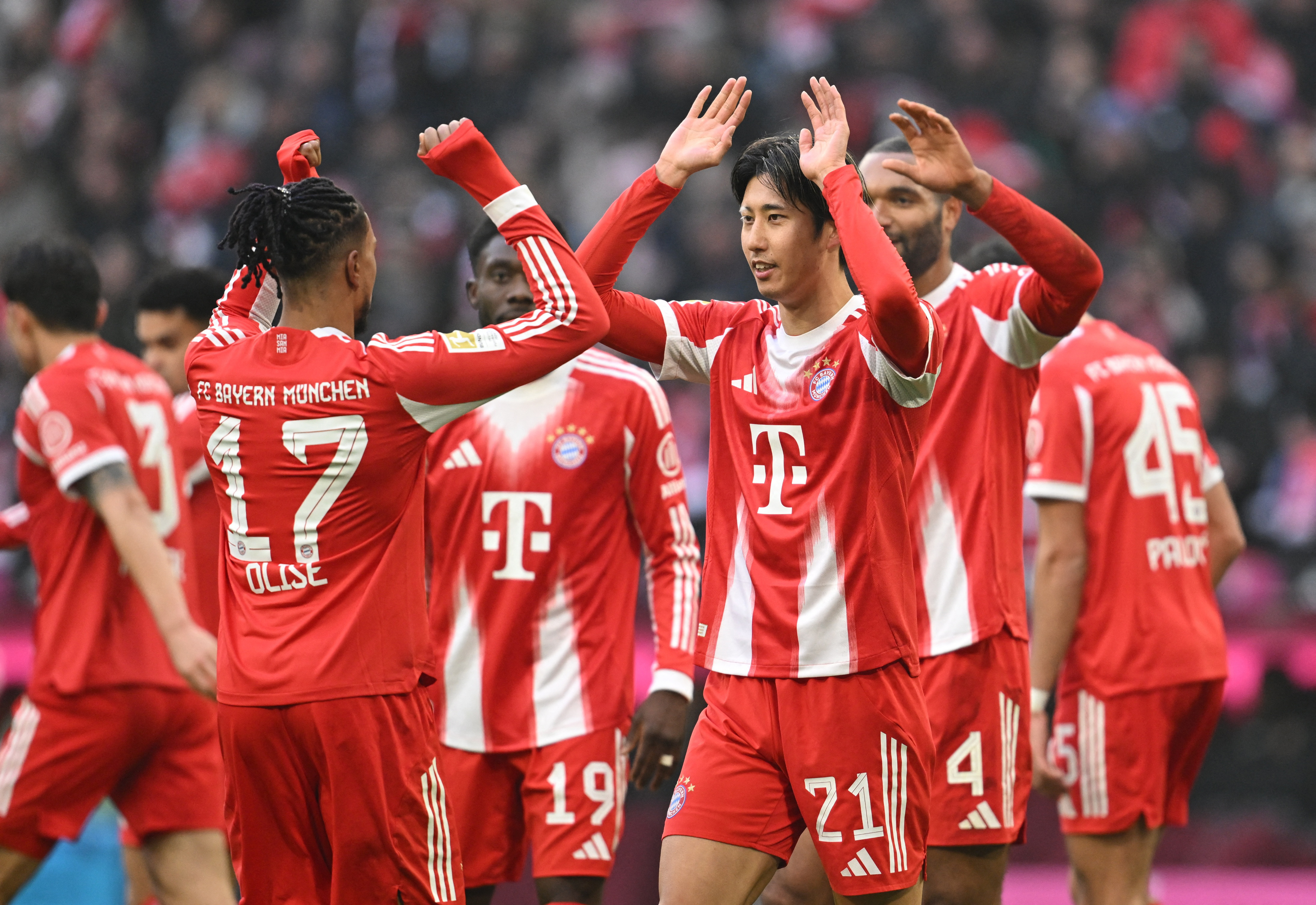 Bayern Munich after scoring a goal as we detail the Champions League odds and recommend which of the favorites provide the best bets. 