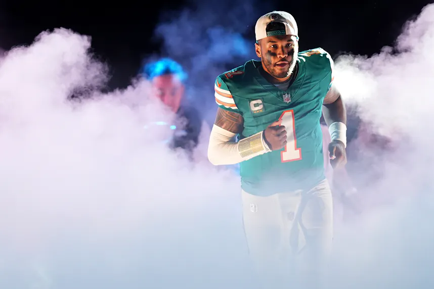 Miami Dolphins quarterback Tua Tagovailoa takes the field as we make our best Tua Tagovailoa touchdown and prop bets for Week 8 vs. Cardinals