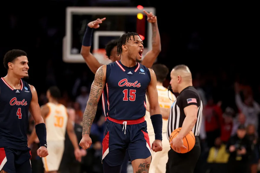 Alijah Martin and the Florida Atlantic Owls hope to advance to the Final Four in our Florida Atlantic vs. Kansas State predictions.