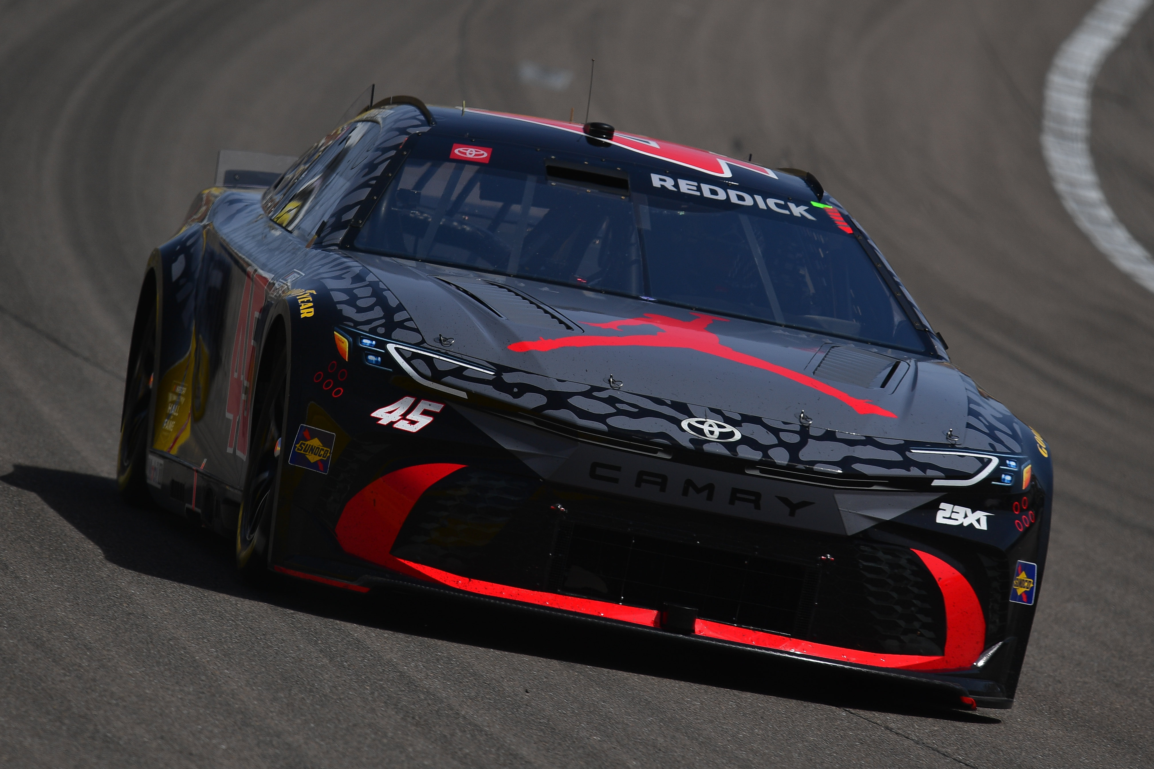 23XI Racing driver Tyler Reddick (45) during the Pennzoil 400 at Las Vegas Motor Speedway.