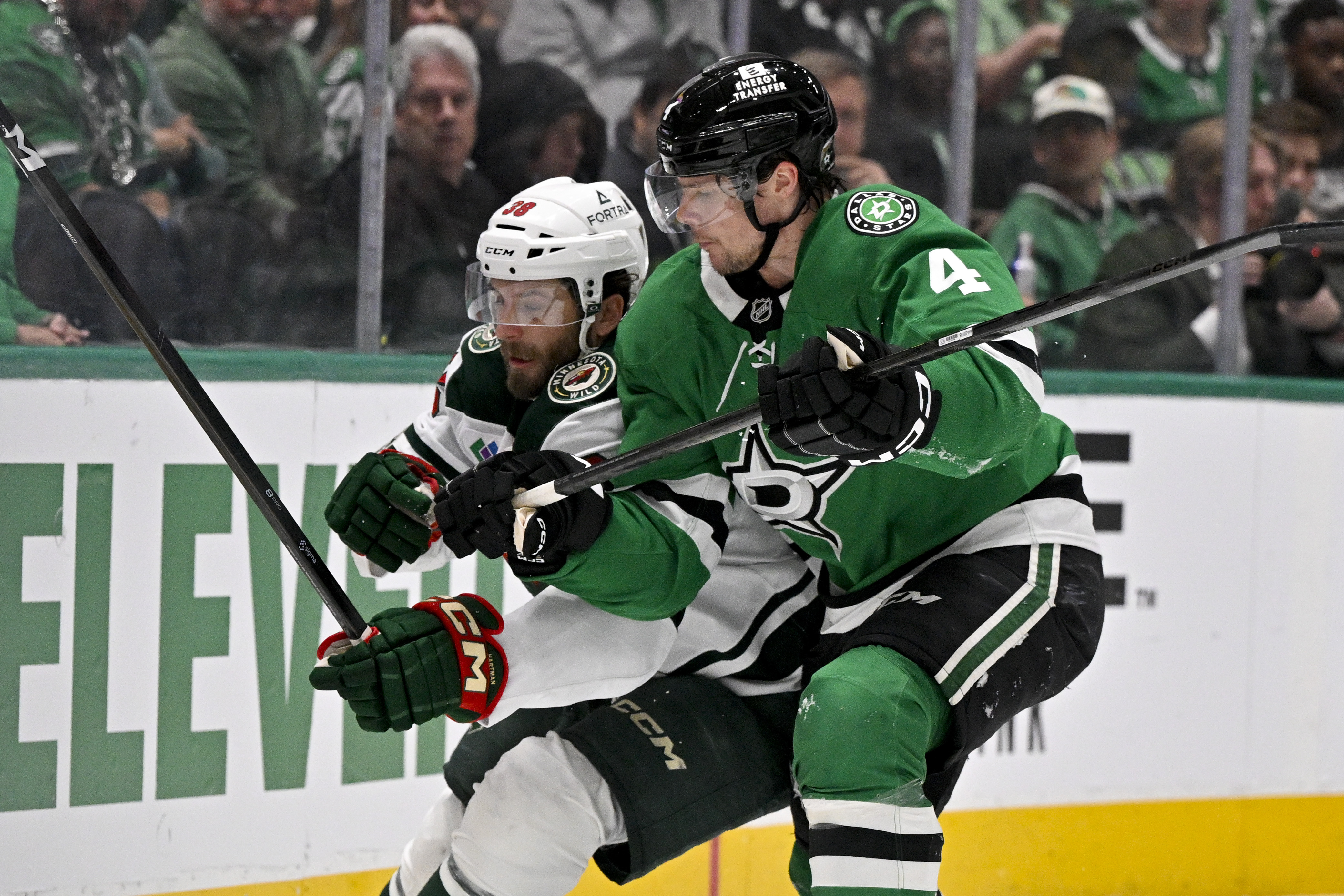 Miro Heiskanen in action as we provide our Stars vs. Wild prediction for tonight's Game 3.