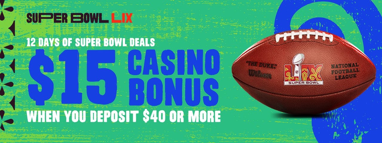 Caesars 12 Days of Super Bowl Deals Day 5 promotion.