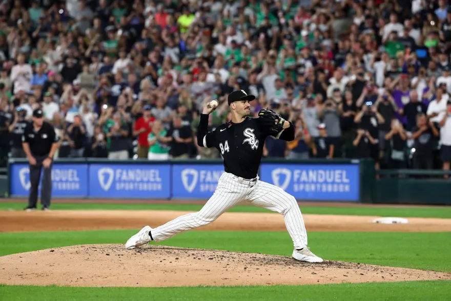 Dylan Cease of the Chicago White Sox pitches in the ninth inning against the Minnesota Twins at Guaranteed Rate Field in Chicago, Illinois. Photo by Chase Agnello-Dean/Getty Images via AFP.