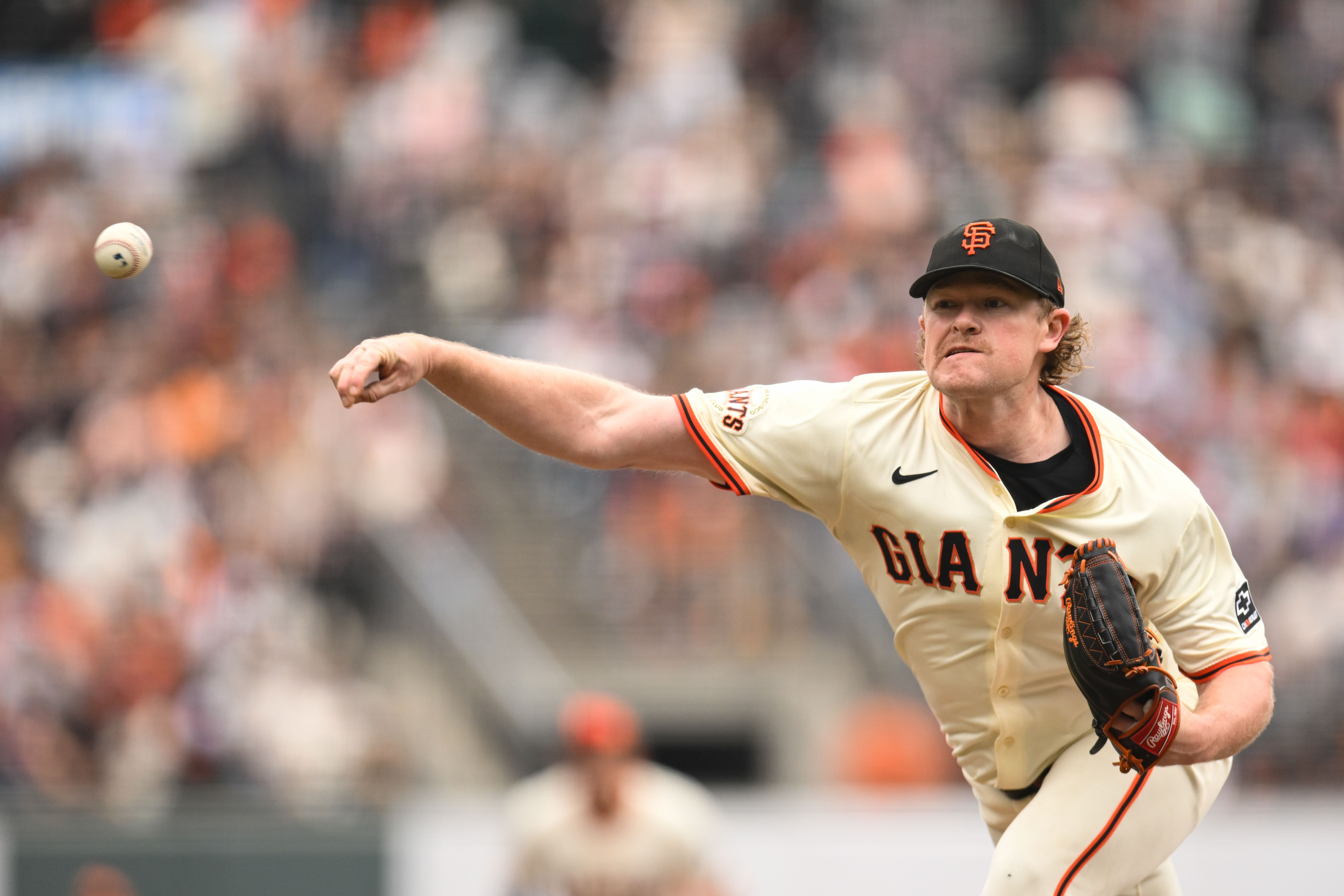 San Francisco Giants starting pitcher Logan Webb (62) throws as we break down our Yankees vs. Giants prediction.