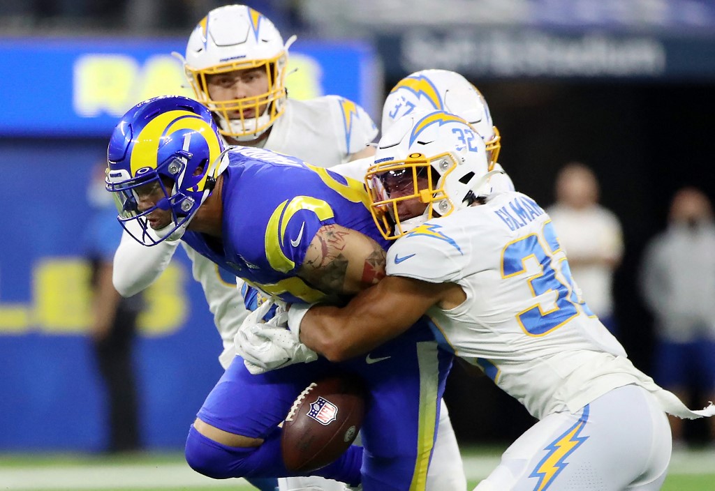 L.A. Chargers beat Rams 13-6 in SoFi Stadium's first game with fans