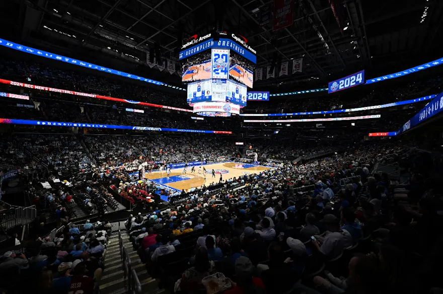 A view of the arena as the North Carolina Tar Heels play against the Florida State Seminoles, and we look at our bet365 North Carolina bonus code