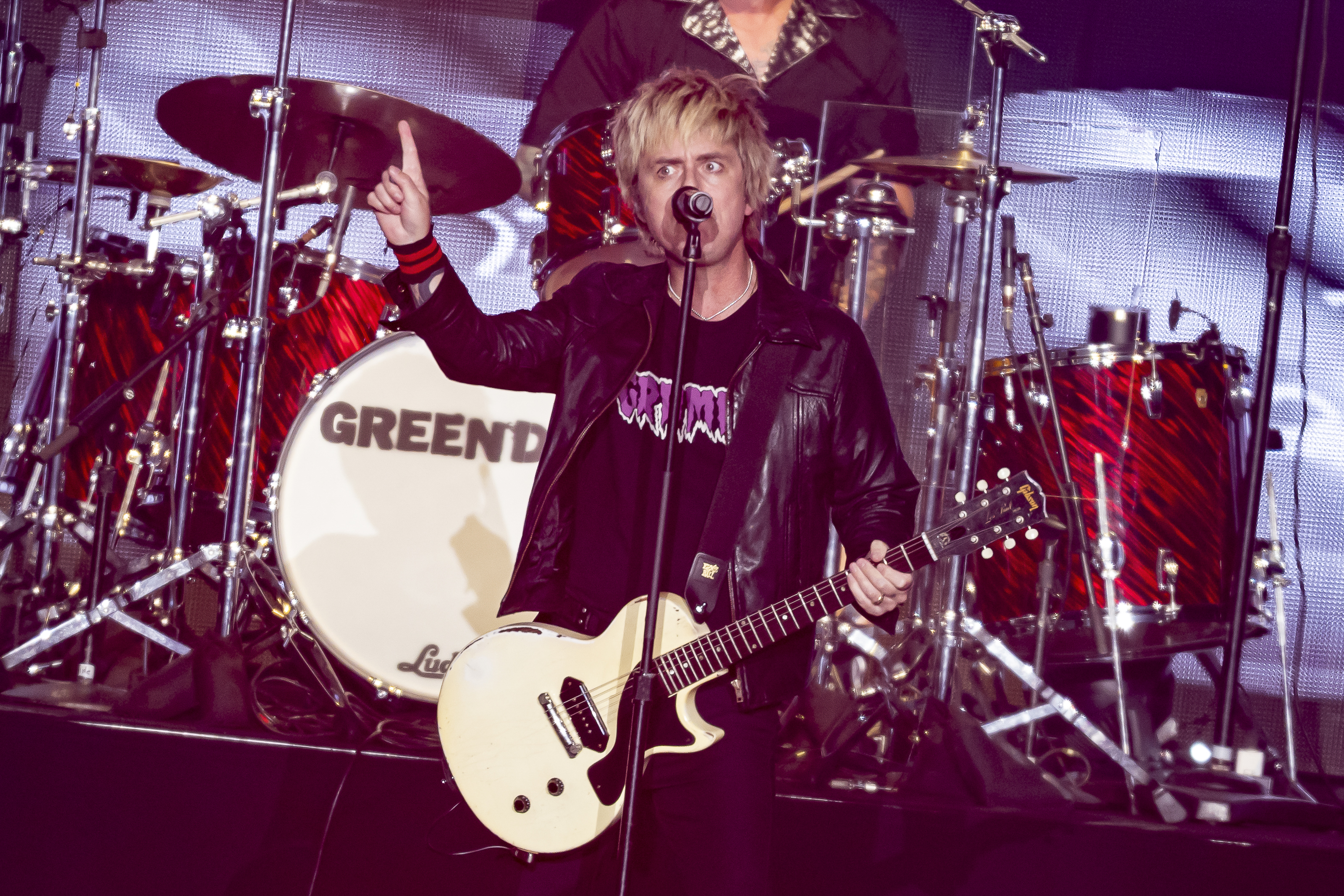 Billy Joe Armstrong of the band Green Day performs as we look at the Super Bowl mention markets from Kalshi