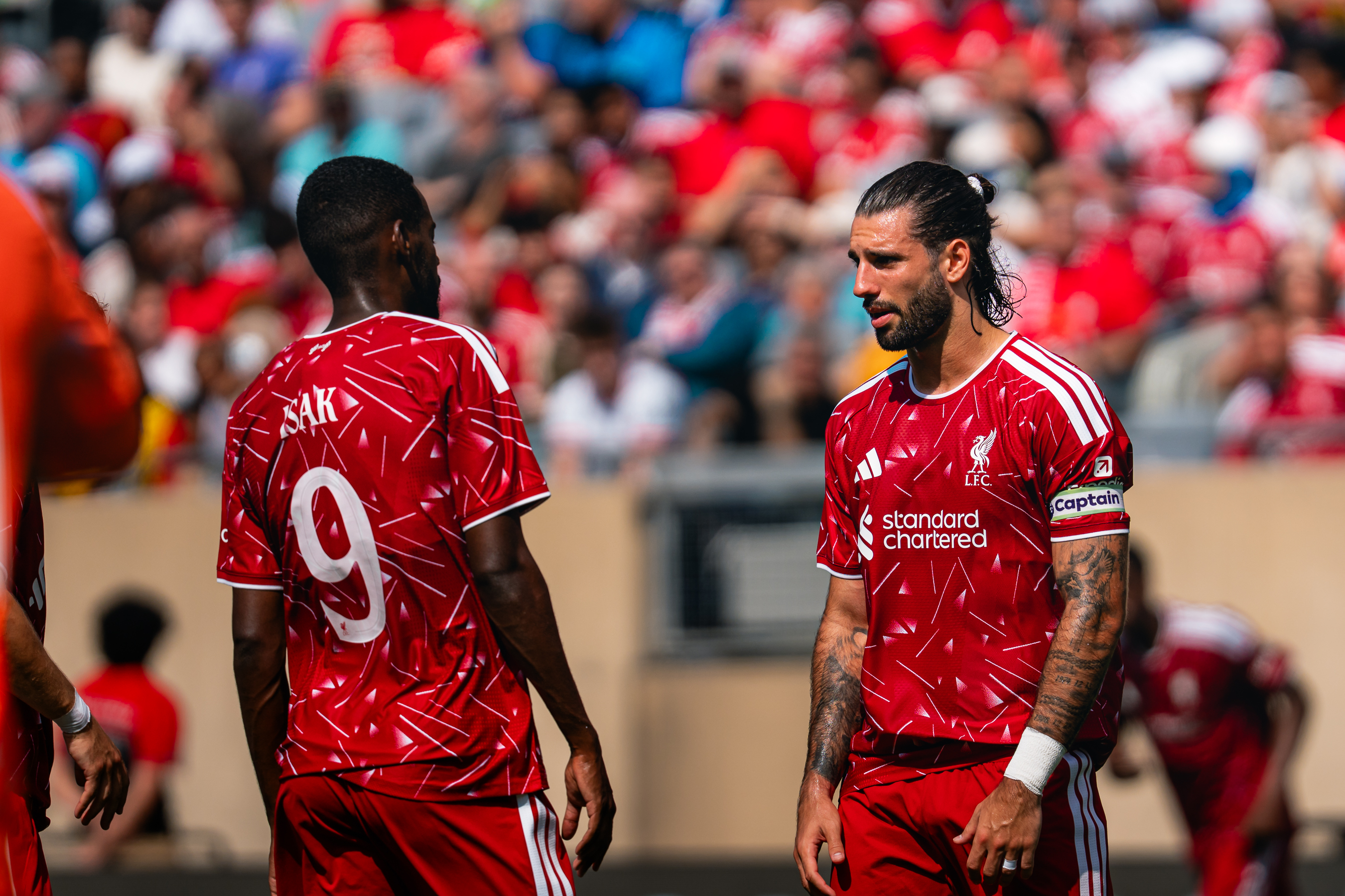 Liverpool's Dominik Szoboszlai and Alexander Isak talk as we make our best Newcastle vs. Liverpool prediction.