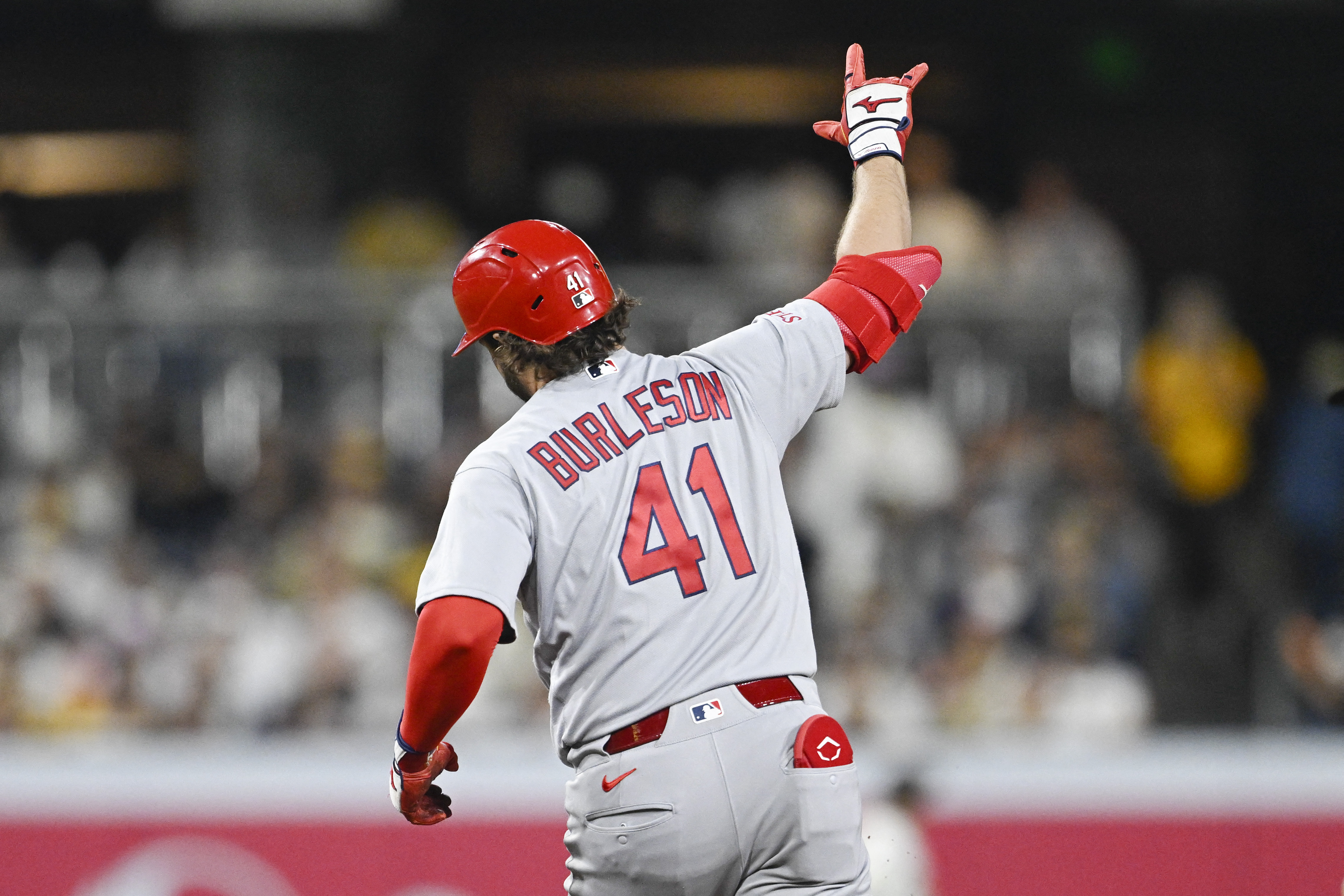 Alec Burleson is the focus of our Cardinals vs. Padres prediction. 