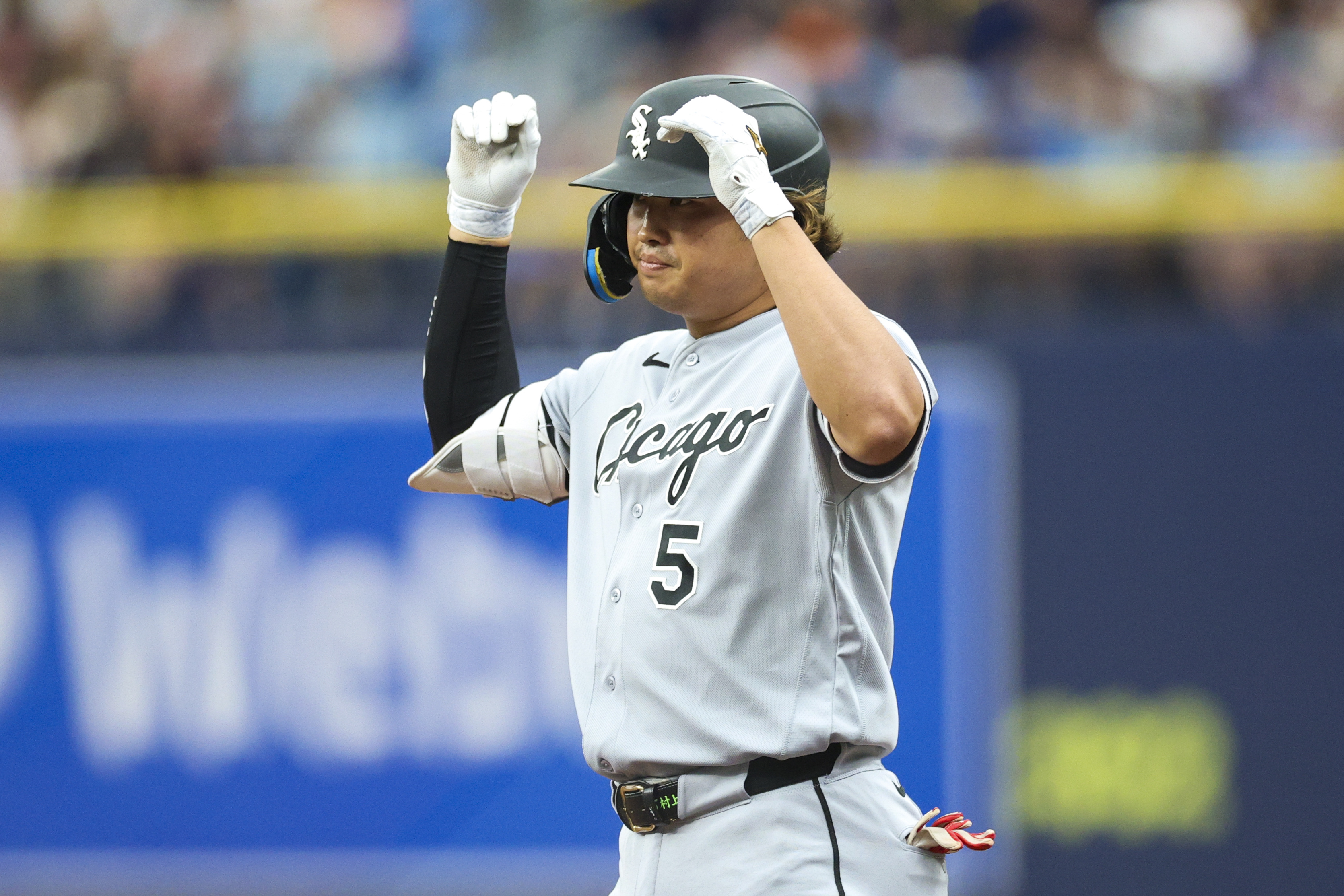 Chicago White Sox first baseman Munetaka Murakami as we look at the best home run predictions today