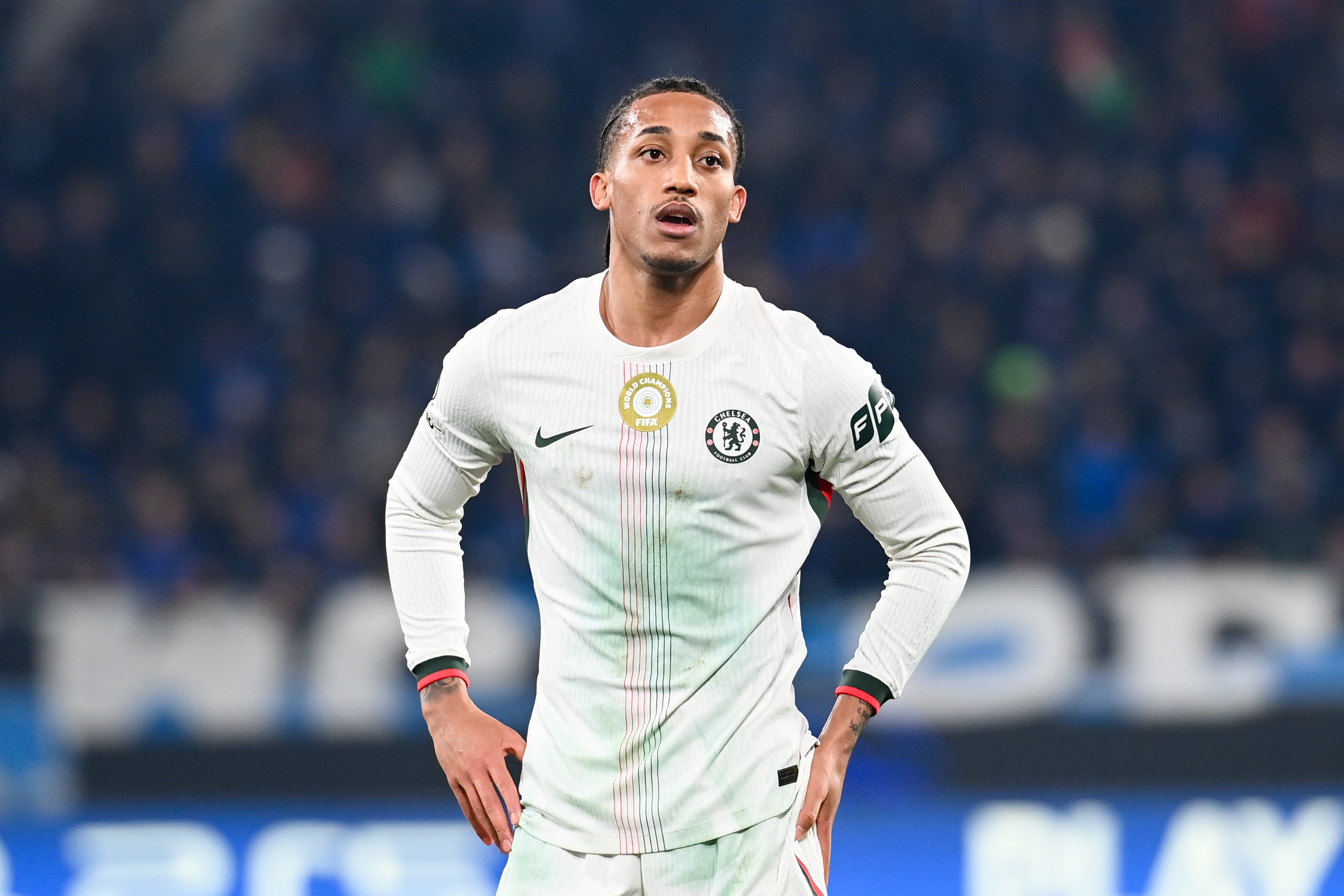 Chelsea's Joao Pedro in a break in action as we offer our best Chelsea vs. Everton prediction.