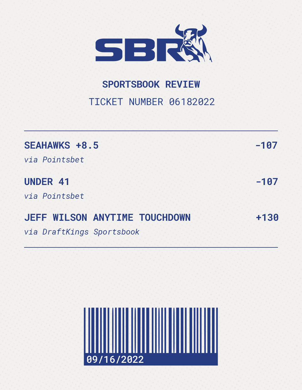Betting Ticket0916.1