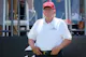 Former President Donald Trump looks on at the first tee prior to the start of Day 3 of the LIV Golf Invitational - Bedminster at Trump National Golf Club as we look at our Republican presidential nominee odds.