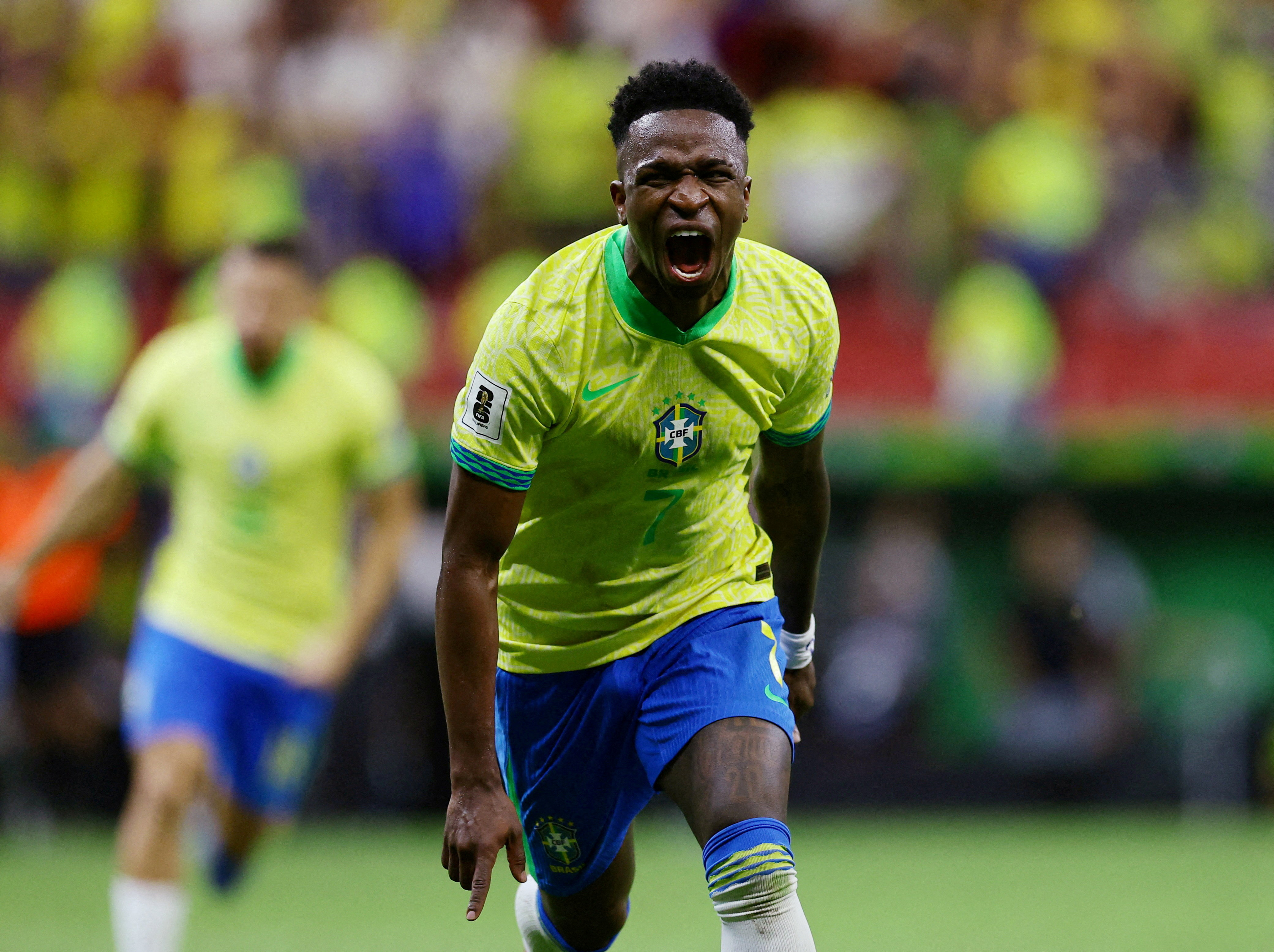 Brazil's Vinicius Junior celebrates scoring as we make our Group C predictions and best bets