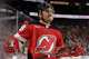 Timo Meier #28 of the New Jersey Devils reacts as we look at the details surrounding the launch of Prime Sportsbook in New Jersey