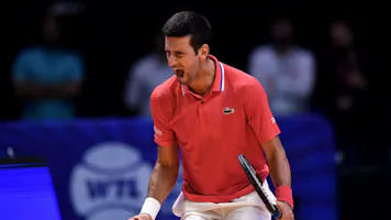 Serbia's Novak Djokovic celebrates defeating Austria's Sebastian Ofner as we look at the best Australian Open odds