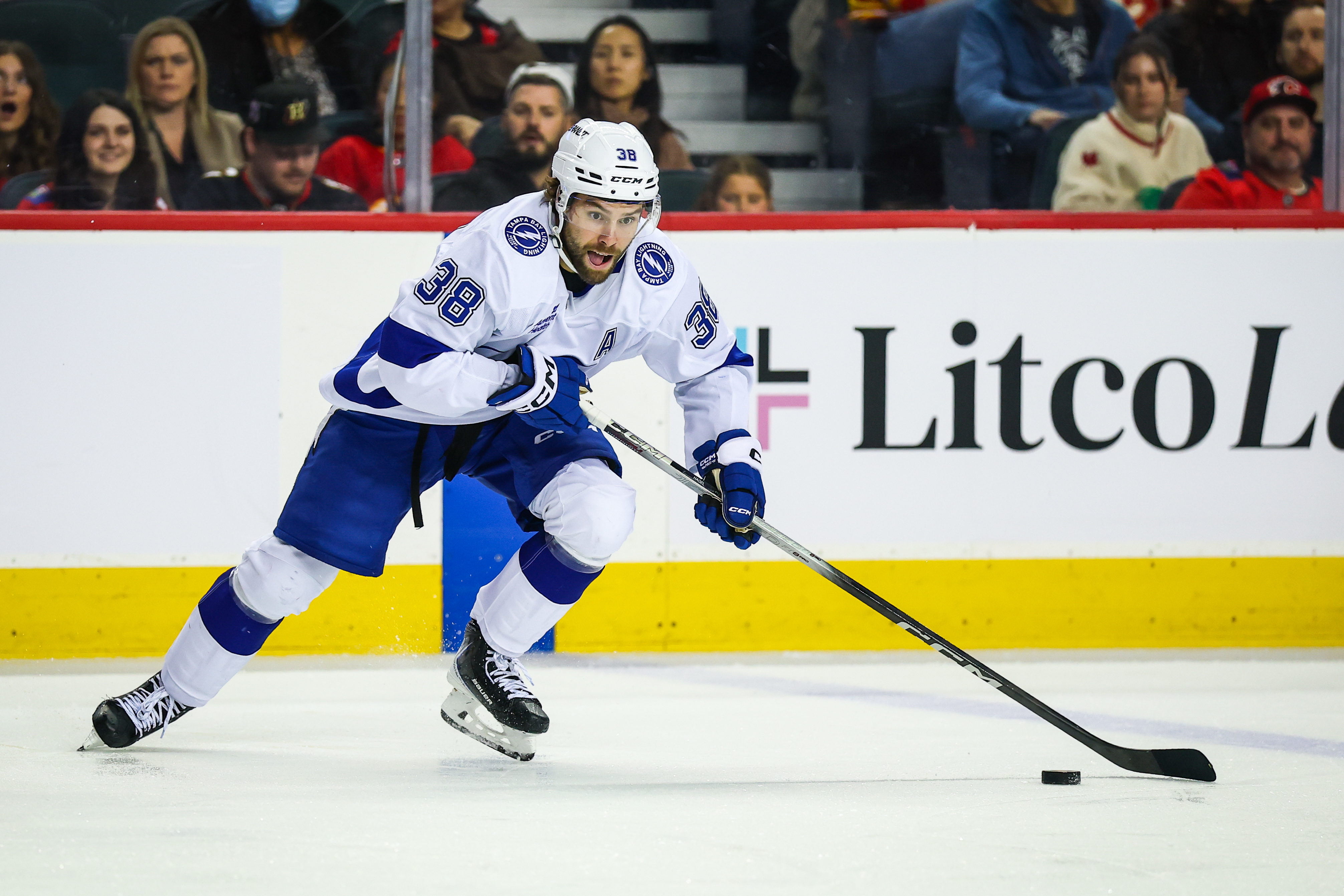 Brandon Hagel in action as we provide our Wild vs. Lightning prediction and odds. 