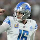 Jared Goff #16 of the Detroit Lions features in our Super Bowl odds