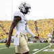 Quarterback Shedeur Sanders of the Colorado Buffaloes walks off the field against the Oregon Ducks, and we offer our exclusive bet365 bonus code for USC vs. Colorado.