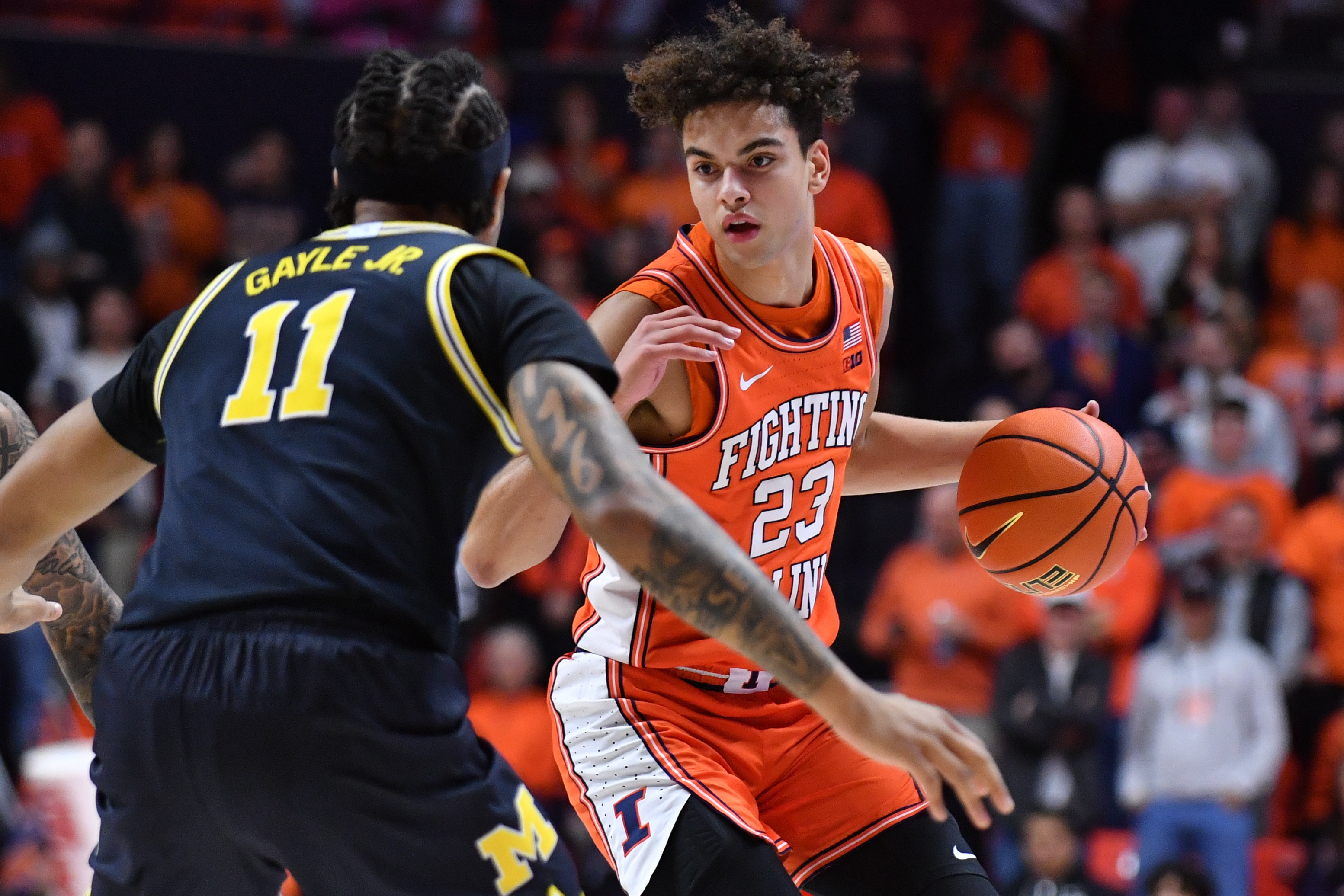 Illinois' Keaton Wagler (23) has the Fighting Illini atop our Final Four survivor picks for the final weekend of March Madness.