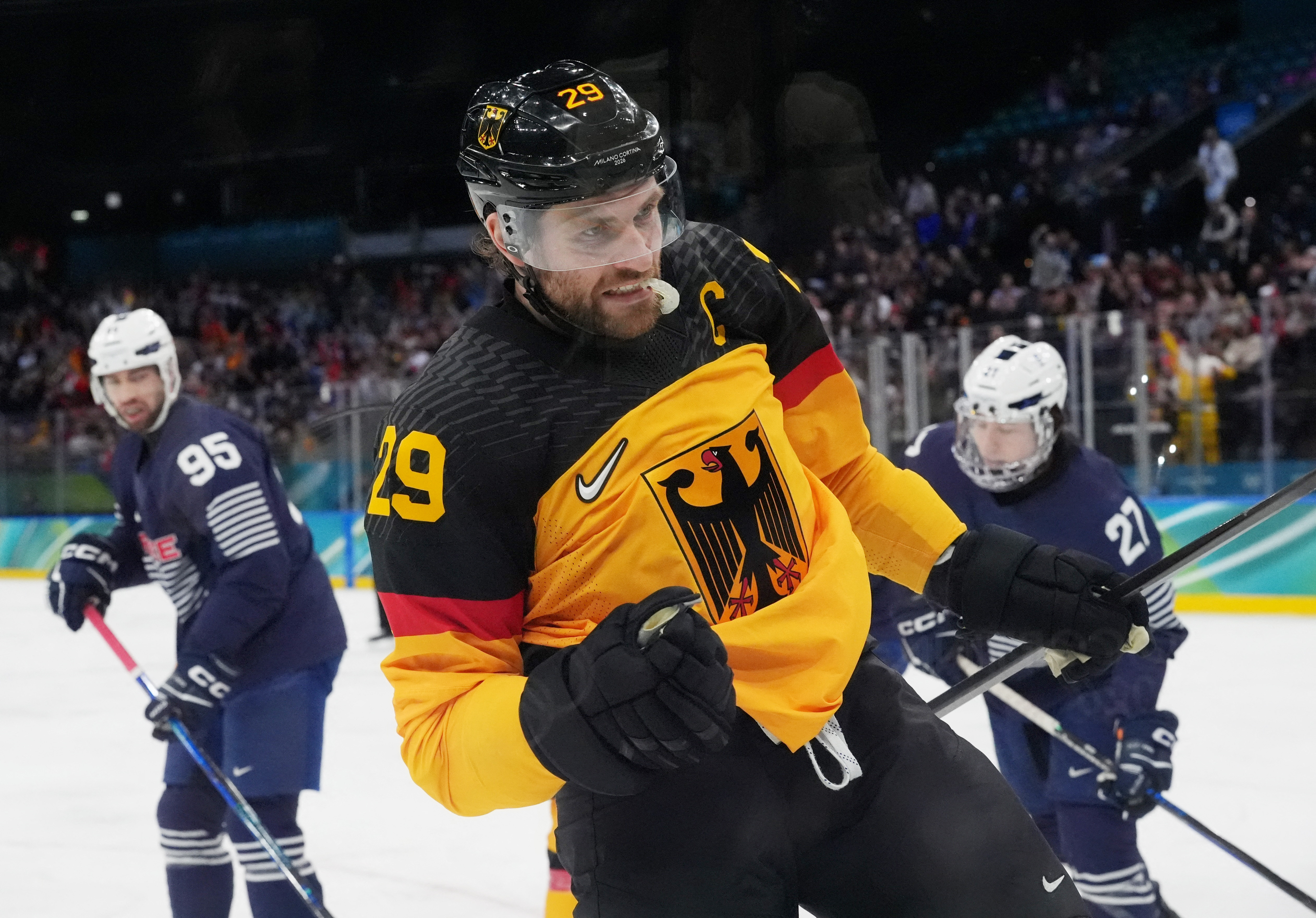 Leon Draisaitl in action as we provide our Slovakia vs. Germany prediction and odds for today's quarterfinal. 