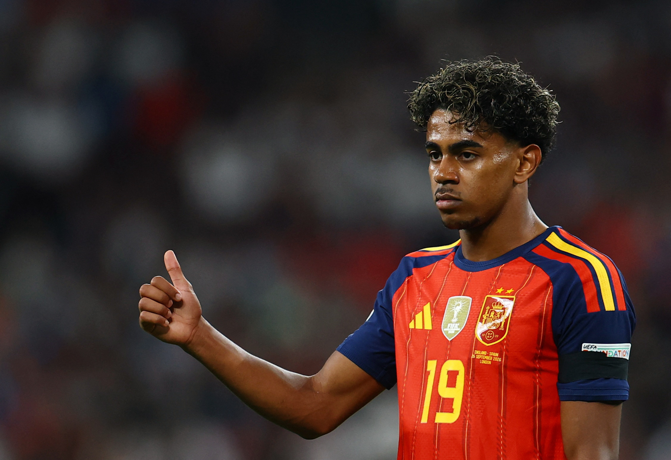Spain's Lamine Yamal reacts as we make our best Spain vs. Croatia prediction