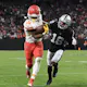 Running back Isiah Pacheco #10 of the Kansas City Chiefs is forced out of bounds as we offer our Chiefs vs. Packers Caesars promo code for SNF