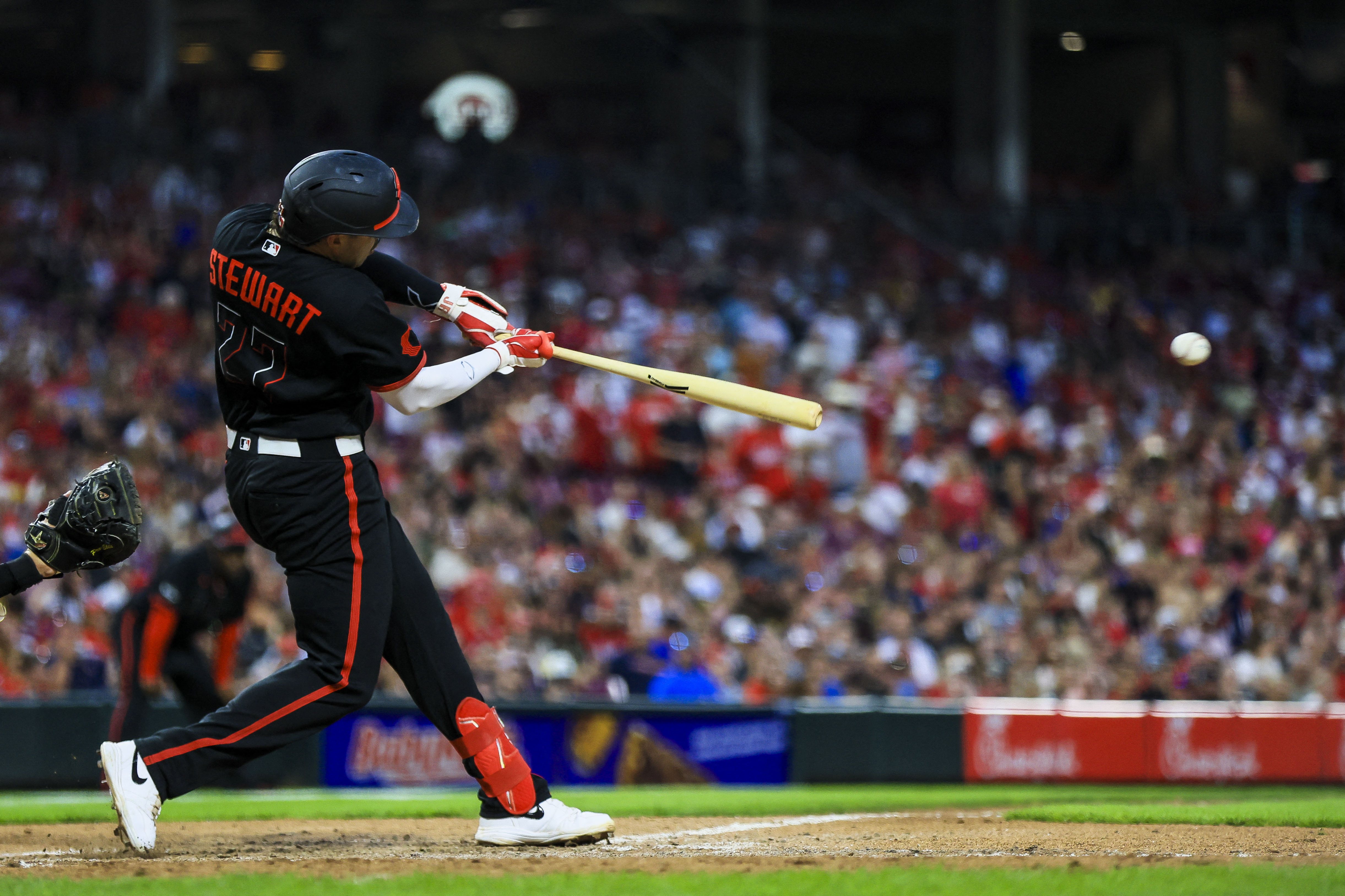 Cincinnati Reds first baseman Sal Stewart hits as we make our best MLB home run predictions today. 
