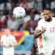 Canada's forward #17 Cyle Larin runs after the ball during the Qatar 2022 World Cup Group F football match between Belgium and Canada at the Ahmad Bin Ali Stadium in Al-Rayyan, west of Doha on Nov. 23.