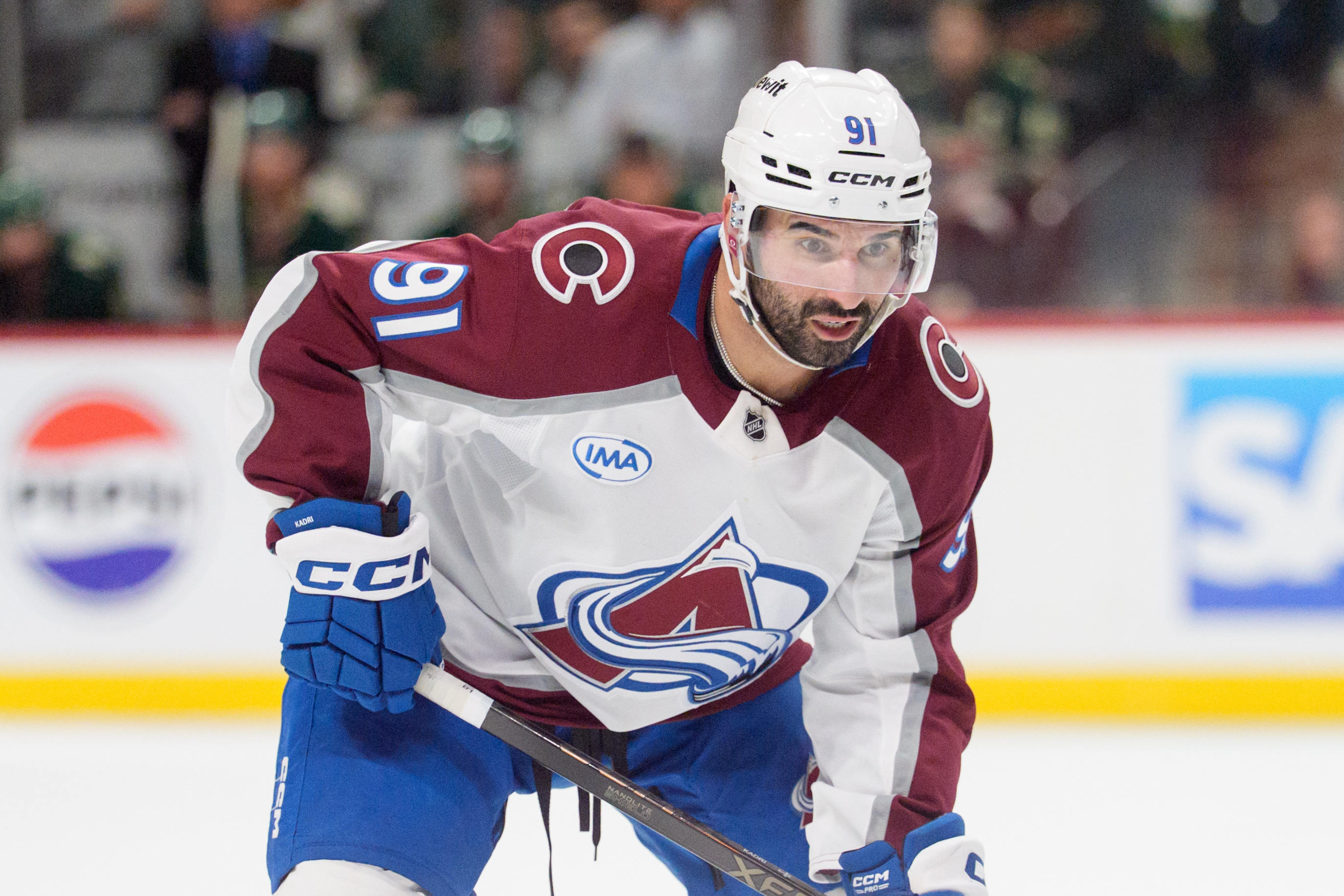 Nazem Kadri in action as we provide our NHL player props today. 
