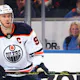 Connor McDavid of the Edmonton Oilers skates against the New York Islanders at UBS Arena on Jan. 01, 2022 in Elmont, New York.