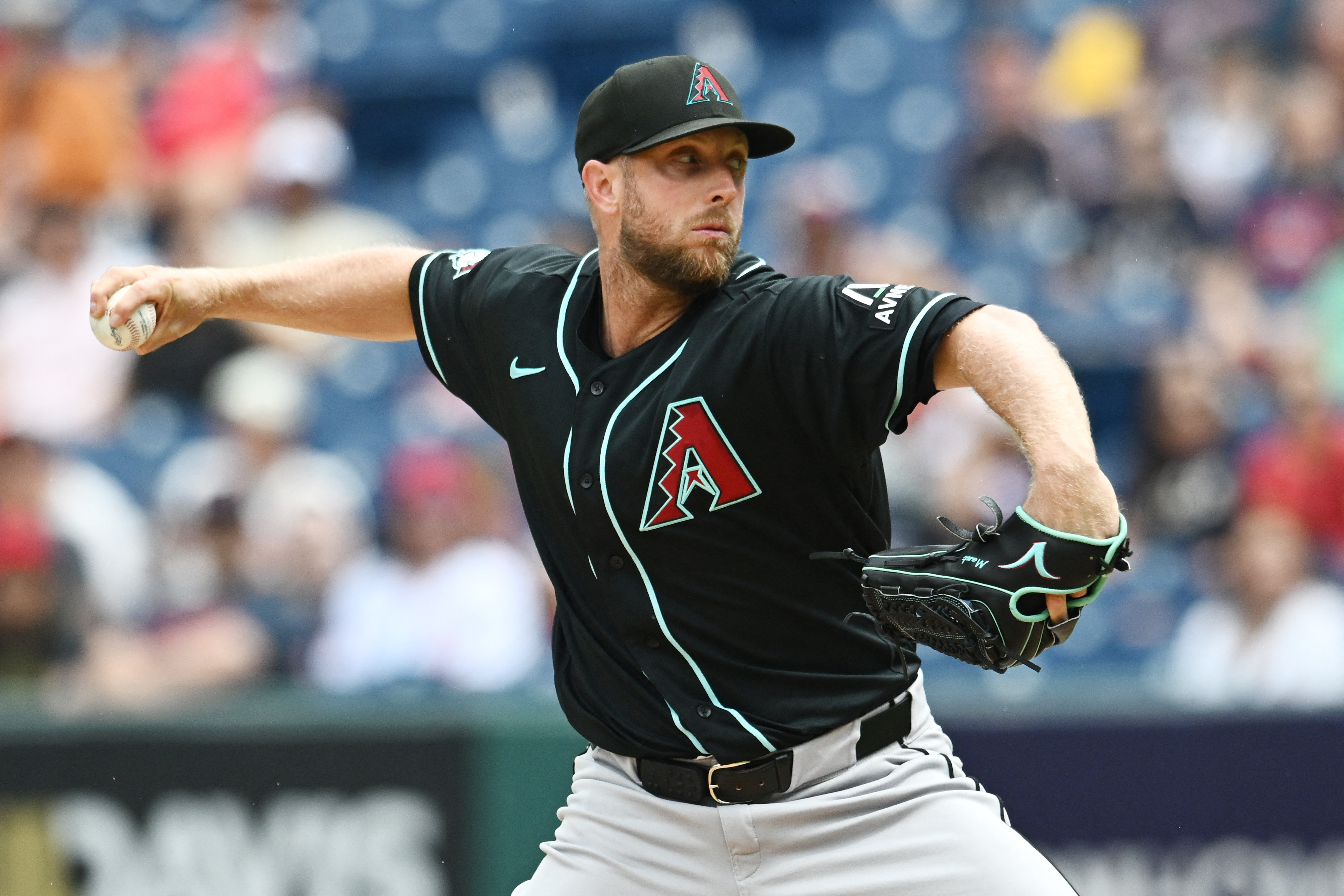 Arizona Diamondbacks pitcher Merrill Kelly (29) throws as we break down our best NRFI bets today.