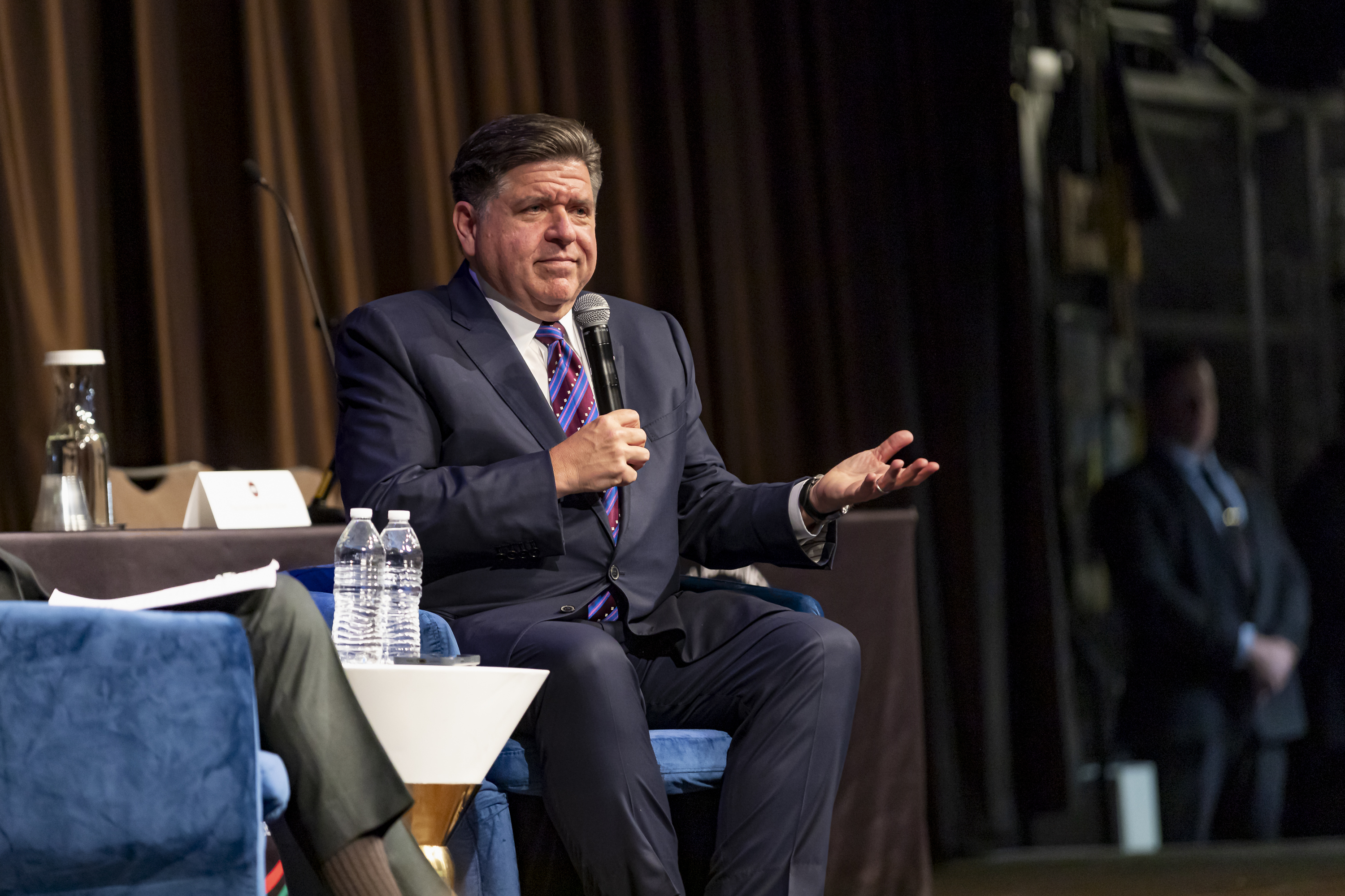 Illinois Democratic Governor JB Pritzker speaks as we look at Illinois taking steps to limit state employees' use of prediction market apps.