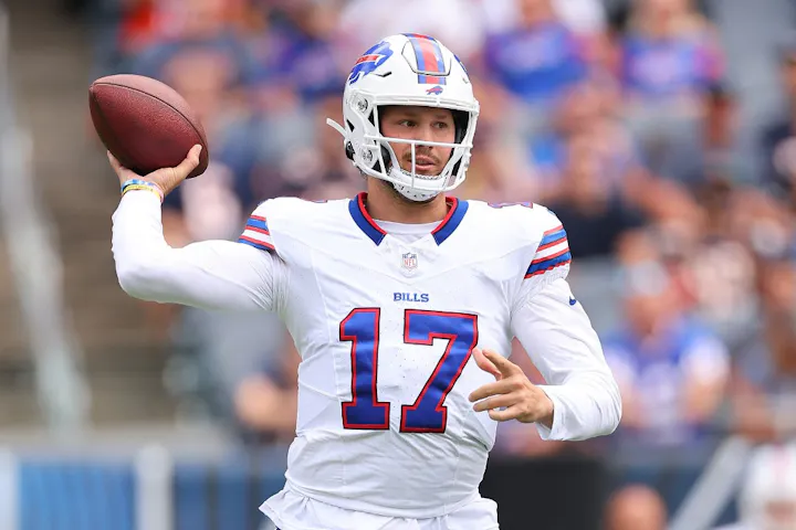 Josh Allen vs. Aaron Rodgers Player Props, Predictions Week 1: Bills, Jets QBs Square off on MNF
