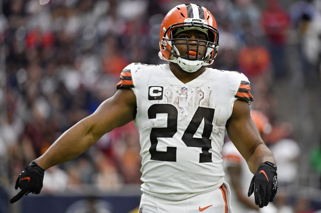 Cleveland Browns Nick Chubb Rush Jersey Medium - Football - North Warren,  Pennsylvania, Facebook Marketplace