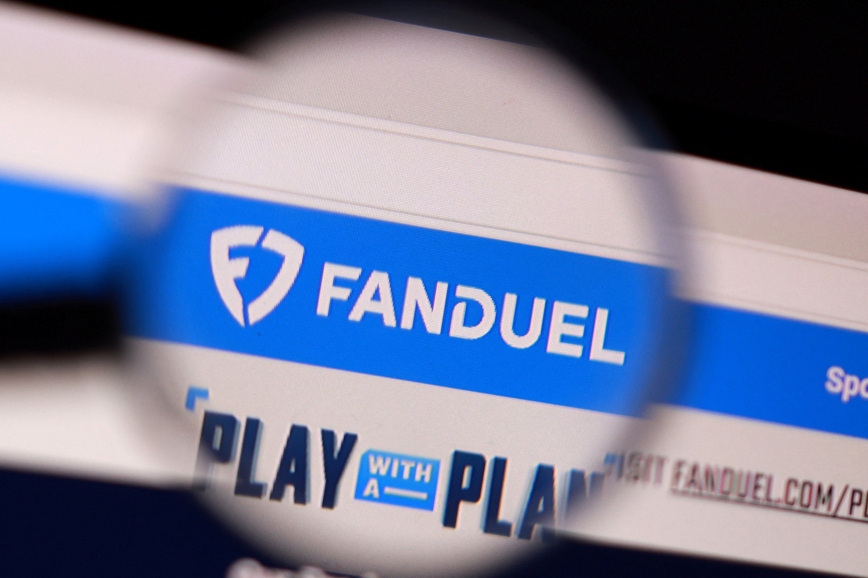 Fanduel logo appears in this illustration as we look at the company launching a VIP program for prediction market users