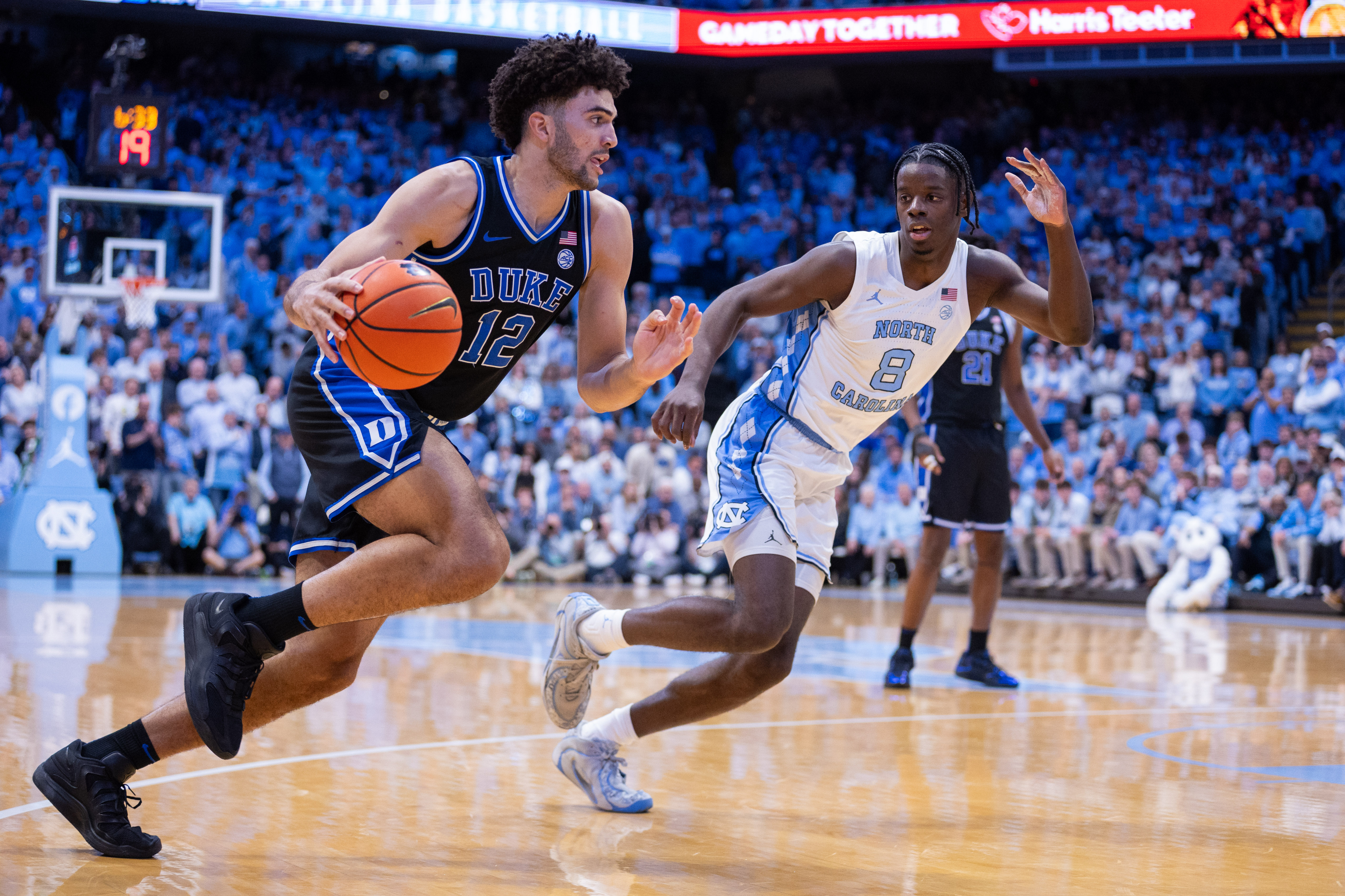 Cameron Boozer (12) is the focus of our Duke vs. Pittsburgh prediction.