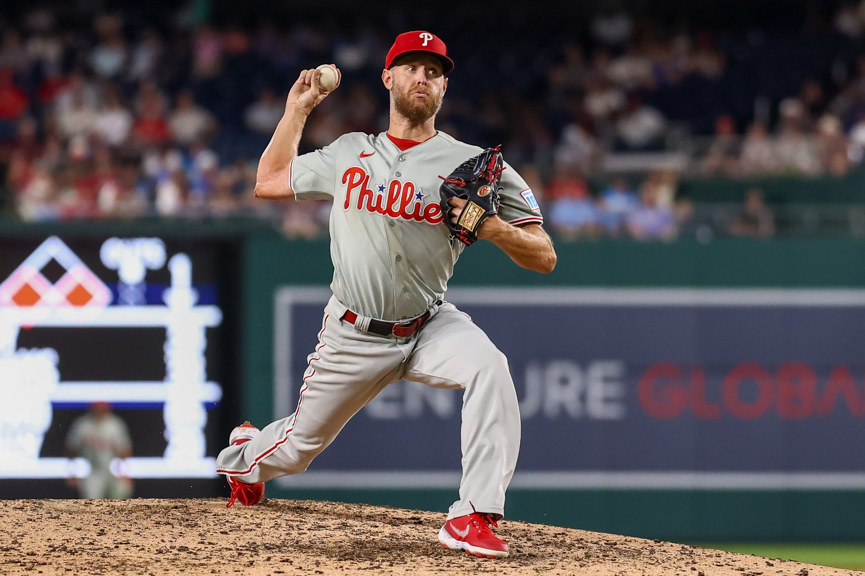 Pictured: Zack Wheeler in action as we break down our Brewers vs. Phillies Prediction. Photo by Steve Prakope/Image of Sport/Sipa USA via Reuters Connect.